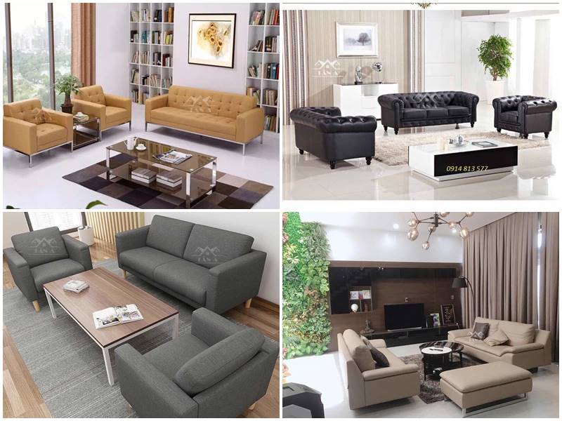 ghế sofa phòng khách đẹp hiện đại giá rẻ