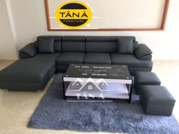 Ghế sofa da giá rẻ đẹp hiện đại, sofa chung cư
