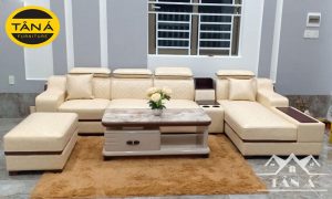 mẫu ghế Sofa Da Hàn Quốc đẹp giá rẻ, sofa phòng khách chung cư hiện đại