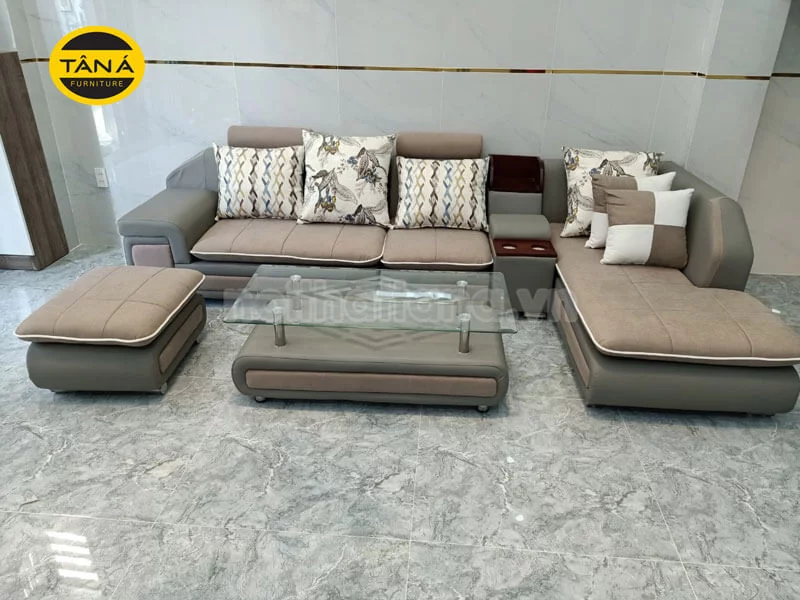 T10-5 sofa vải bố đẹp hiện đại giá rẻ