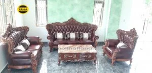 Bộ ghế sofa tân cổ điển 1 + 2 + 3 gỗ sồi nhập khẩu đài loan TA-M35C