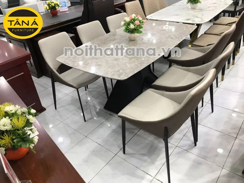 Phân loại bàn ăn 6 ghế chân sắt sơn tĩnh điện Phân loại bàn ăn 6 ghế chân sắt sơn tĩnh điện