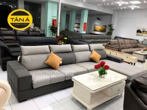 Bộ ghế sofa vải giả da cao cấp nhập khẩu malaysia