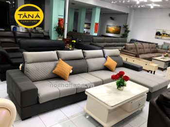Bộ ghế sofa vải giả da cao cấp nhập khẩu malaysia