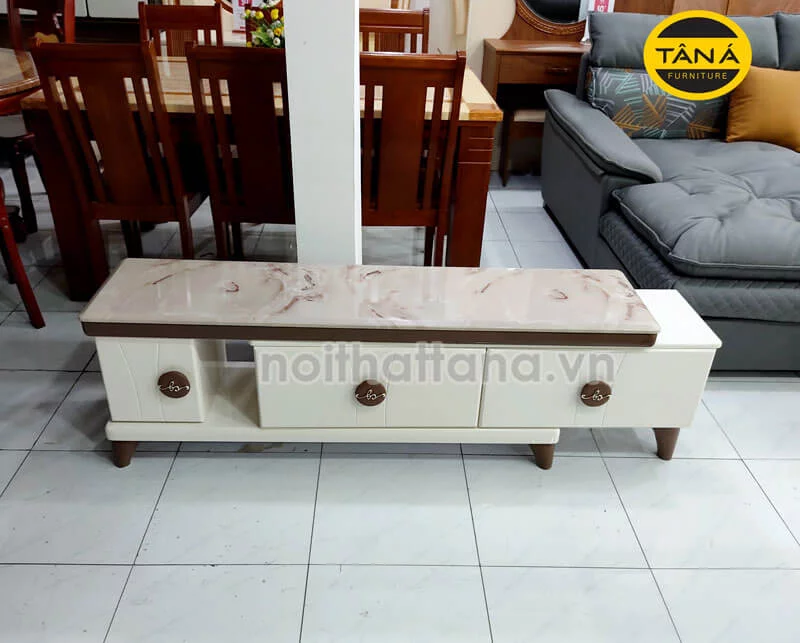 kệ tivi mặt đá gỗ sồi nhập khẩu đài loan