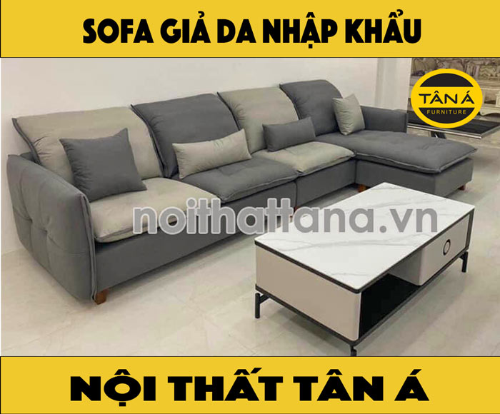 ghế sofa vải giả da cao cấp hàng nhập khẩu malaysia