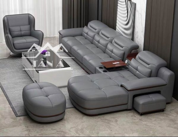 ghế sofa phòng khách góc L đẹp tại cà mau