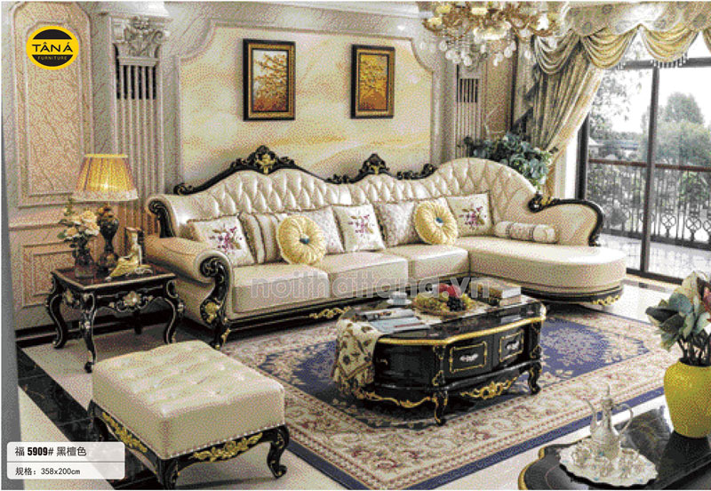 ghế đôn sofa tân cổ điển