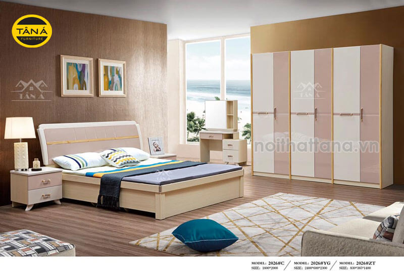 mua bộ giường ngủ hiện đại giá rẻ tphcm