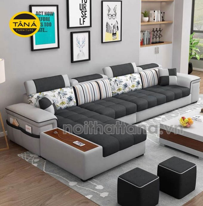 sofa màu xám