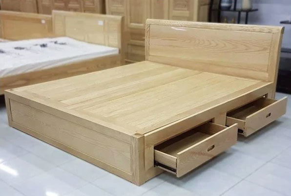 Giường ngủ gỗ tự nhiên giá rẻ dưới 5 triệu