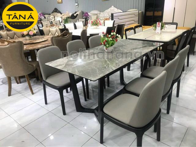mua bộ bàn ghế ăn mặt đá concorde nhập khẩu Đài Loan