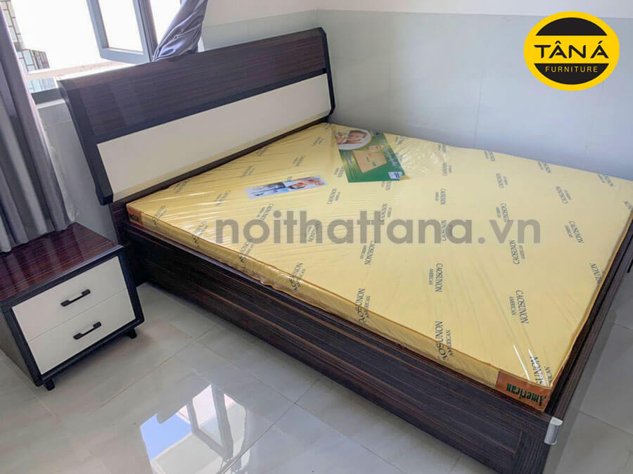 bộ giường ngủ đơn giản đẹp hiện đại
