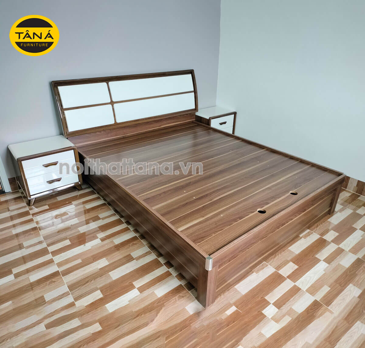 Giường ngủ gỗ mdf hiện đại TA-1954