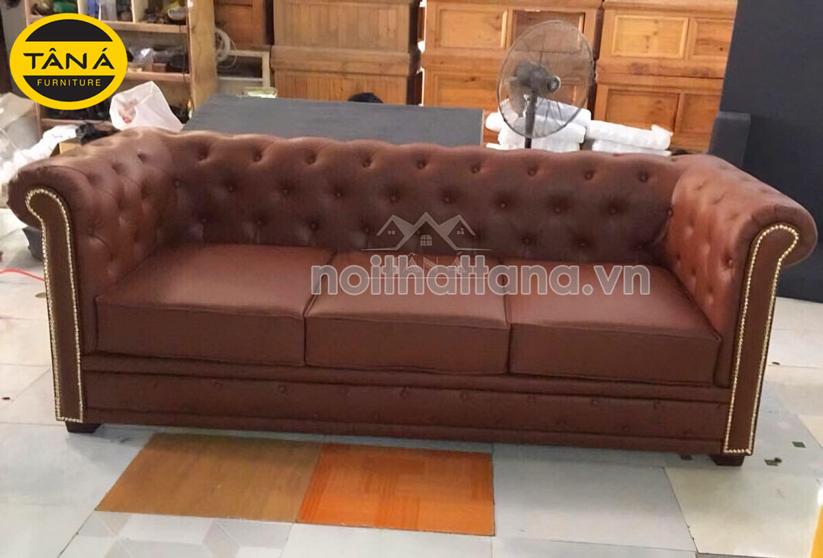 Ghế sofa băng 3 chỗ ngồi tân cổ điển giá rẻ