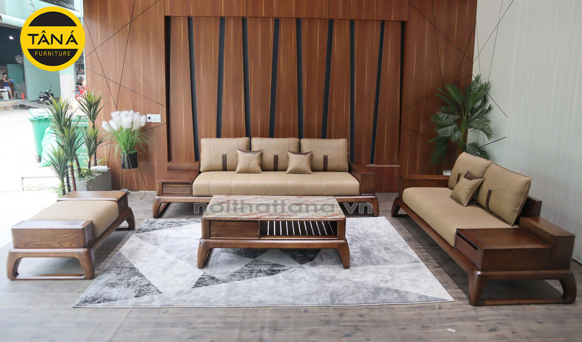 Kích thước sofa gỗ tiêu chuẩn