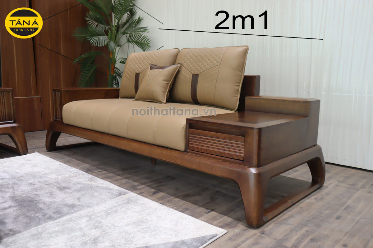 Kích thước sofa gỗ 2 chỗ ngồi tiêu chuẩn