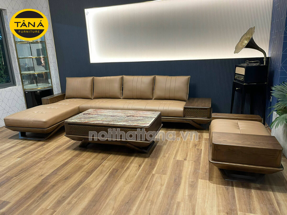 ghế sofa gỗ chữ L cao cấp giá rẻ đẹp